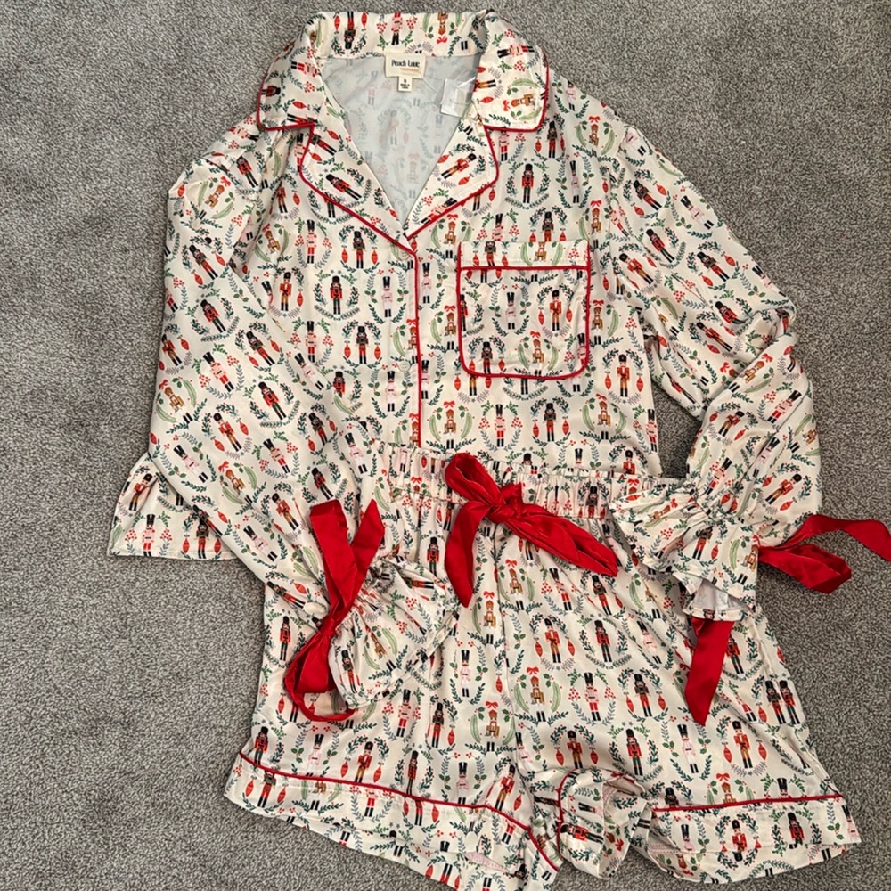 Nutcracker silky pajamas, new with tags